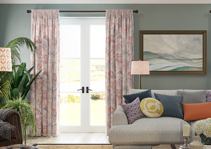 Pembury, Cranberry - Made to Measure Curtains - Image 3